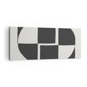 Obraz na plátně - Antitéza – syntéza - 100x40 cm