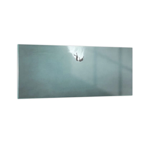 Obraz na skle - V objetí oceánu - 100x40 cm