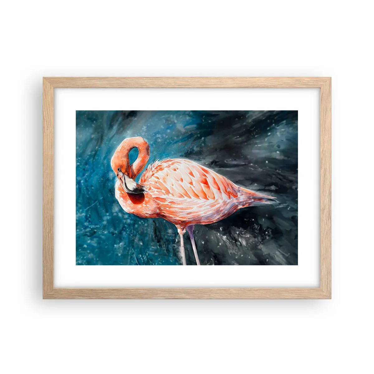 Plakát v rámu světlý dub - Dekorativní od přírody - 40x30 cm