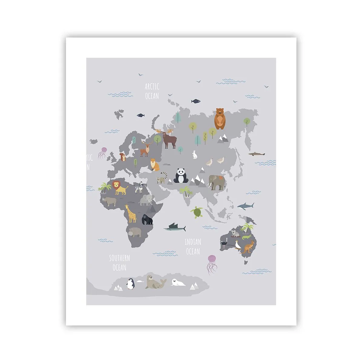 Plakát - Řekni mi, odkud jsi… - 40x50 cm