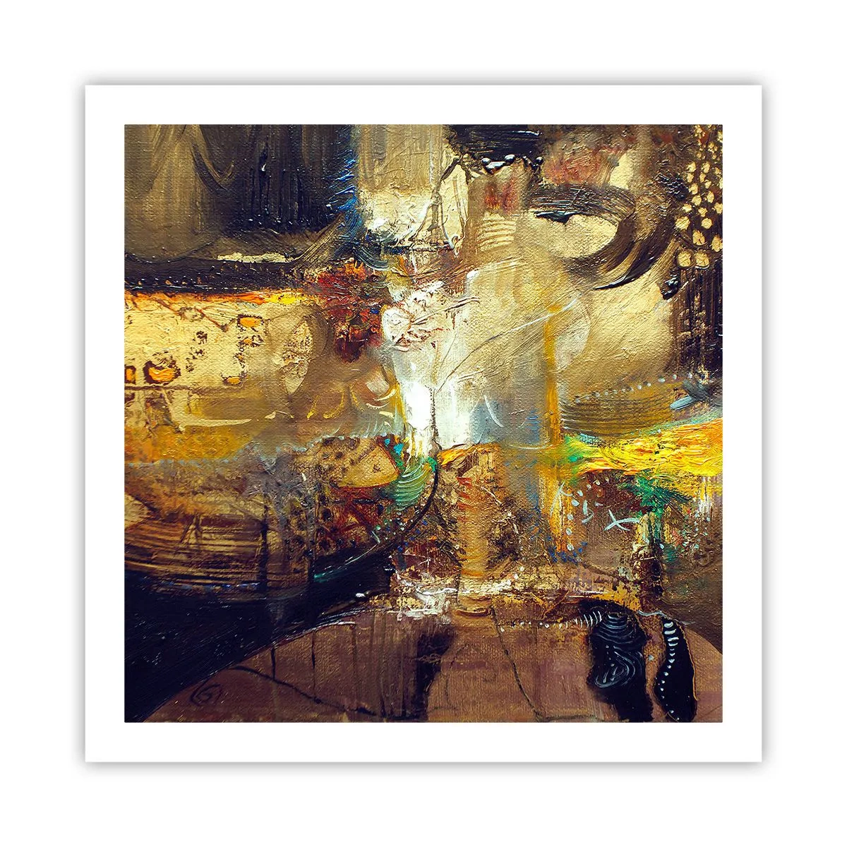 Plakát - Zima, tepleji, horko - 60x60 cm