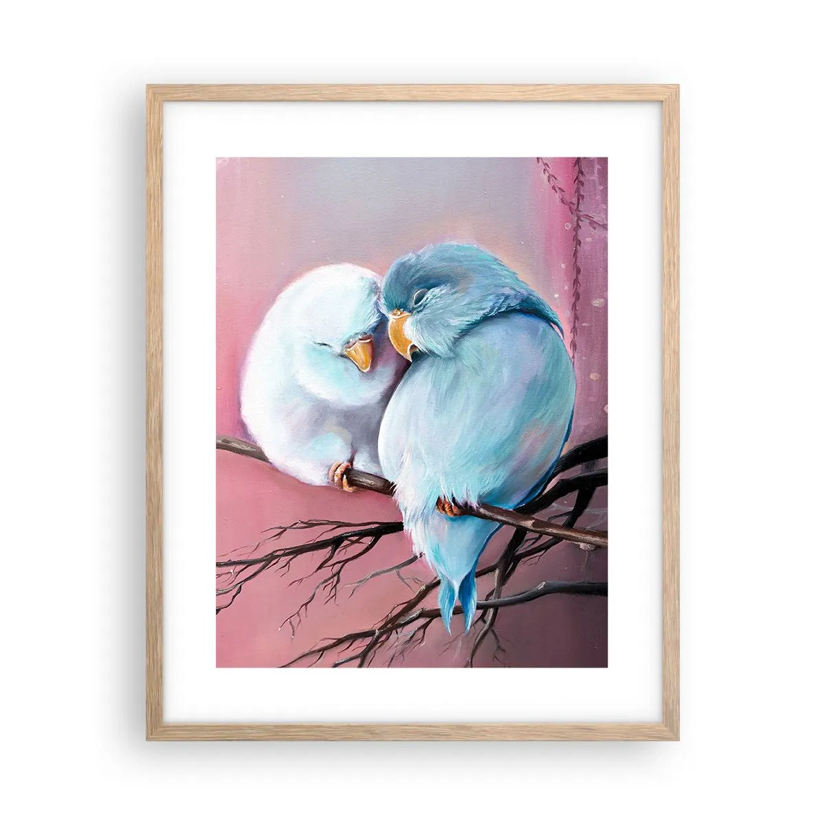 Plakát v rámu světlý dub - Co k tomu dodat?… - 40x50 cm