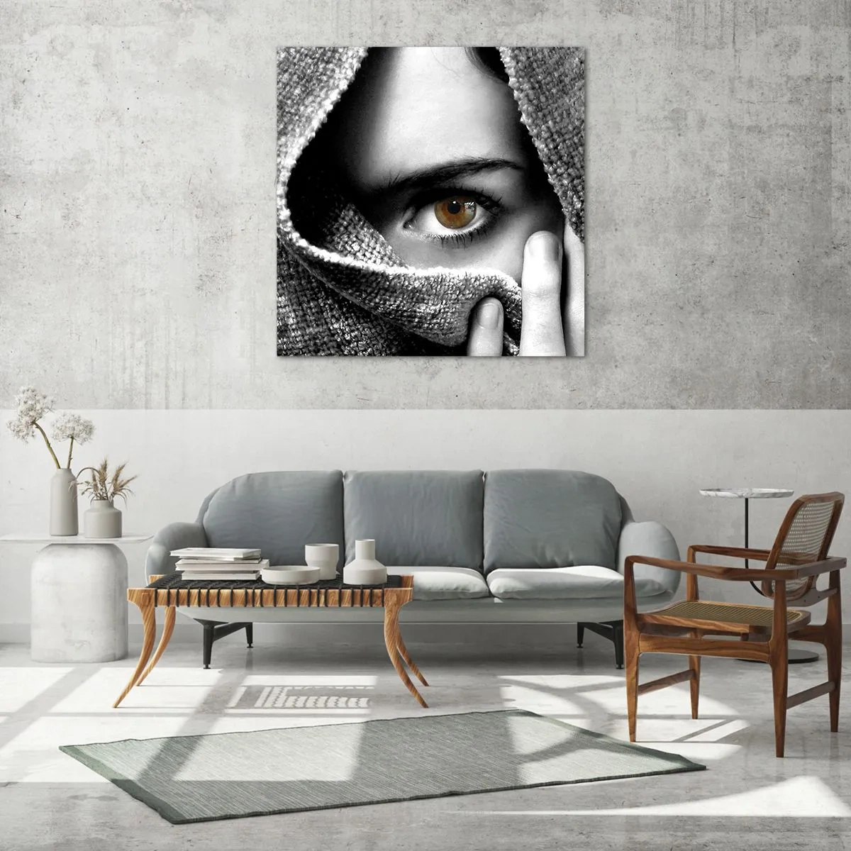 Obraz na skle - Poznej tajemství - 70x70 cm