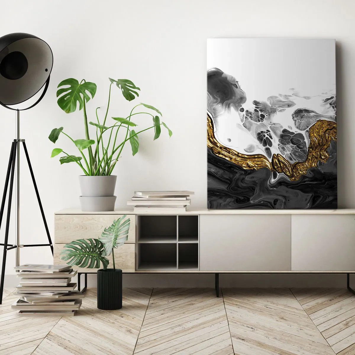 Obraz na plátně - Organická kompozice - 50x70 cm