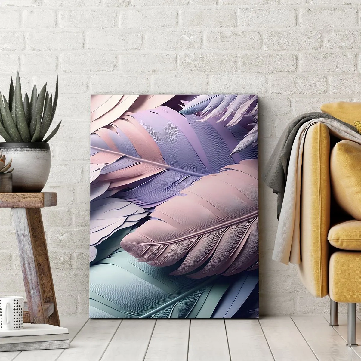 Obraz na plátně - Ptačí styl - 45x80 cm