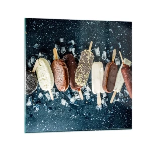 Obraz na skle - Chuť horkého léta - 30x30 cm