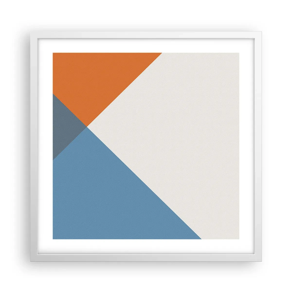Plakát v bílém rámu - Pod úhlem… - 50x50 cm
