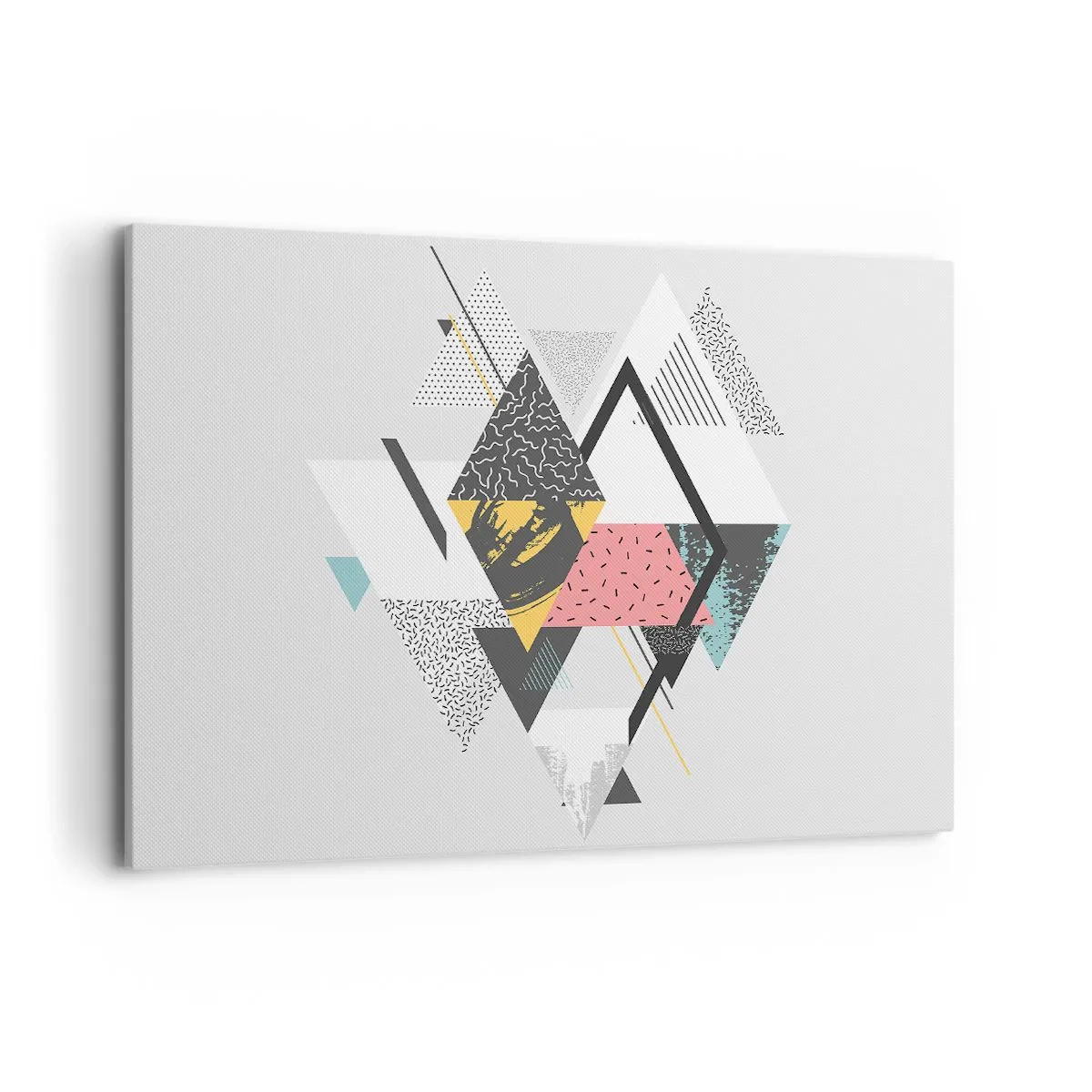Obraz na plátně - Variace na trojúhelník a kosočtverec - 120x80 cm
