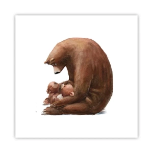 Plakát - Sladké sny, děti - 30x30 cm