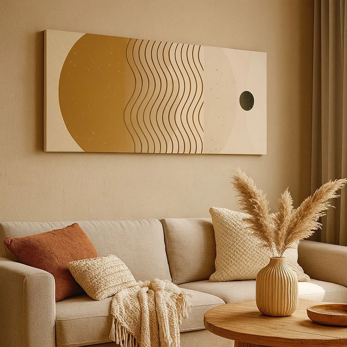 Obraz na plátně - O původu geometrických obrazců - 100x40 cm