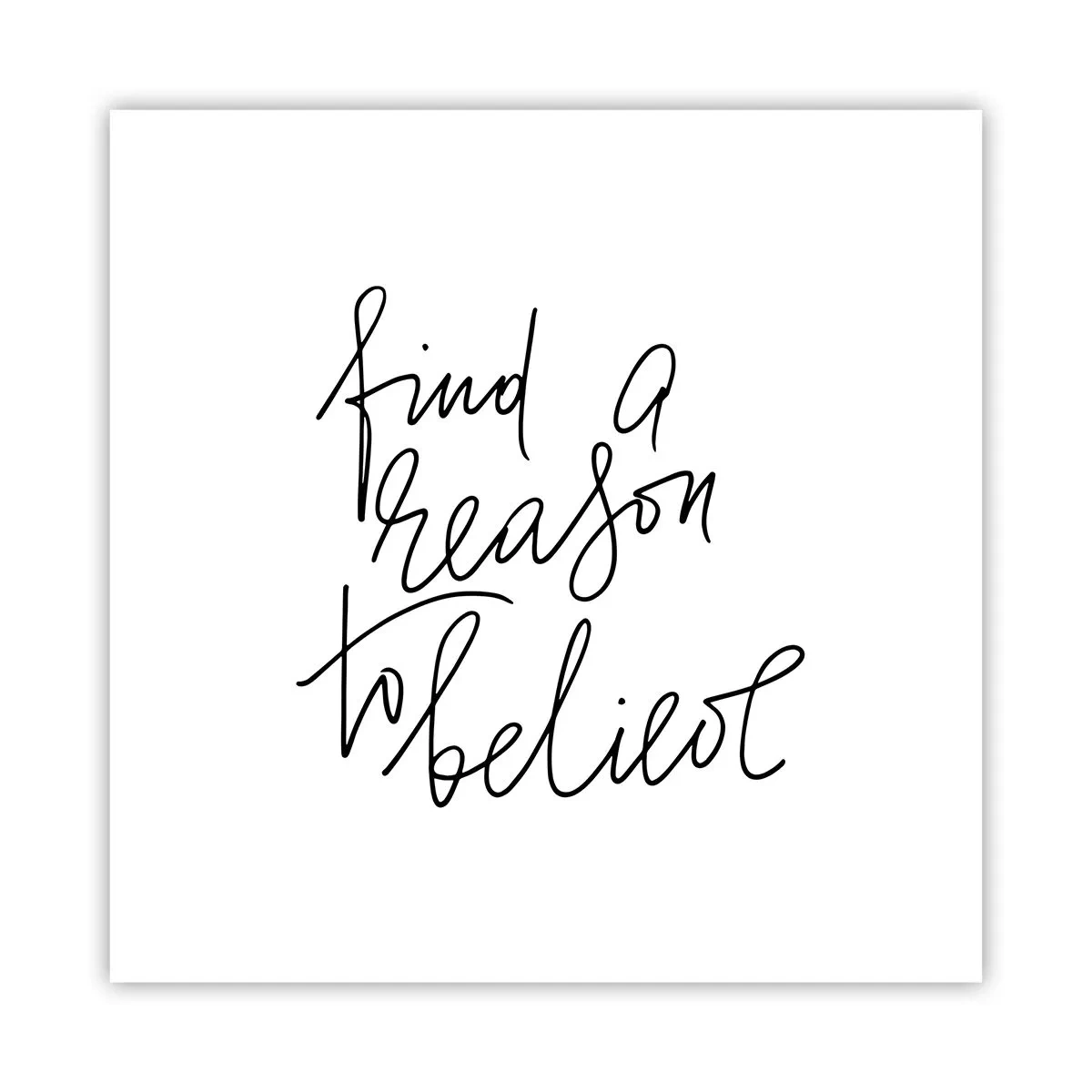 Plakát - Je to možné - 40x40 cm