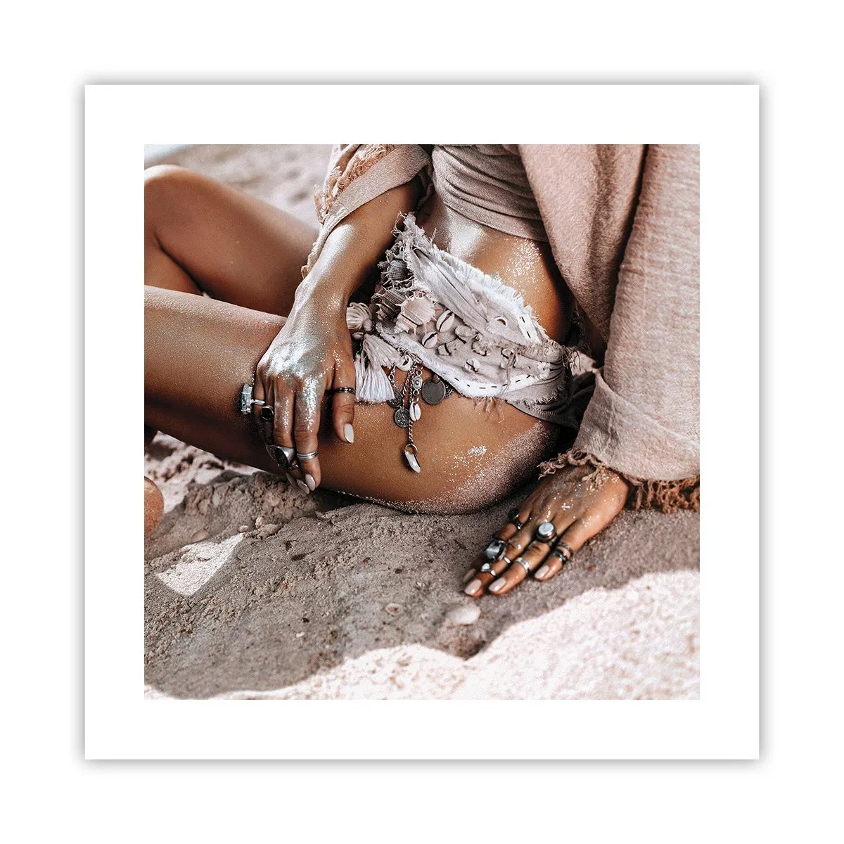 Plakát - Vyplavena na břeh? - 40x40 cm