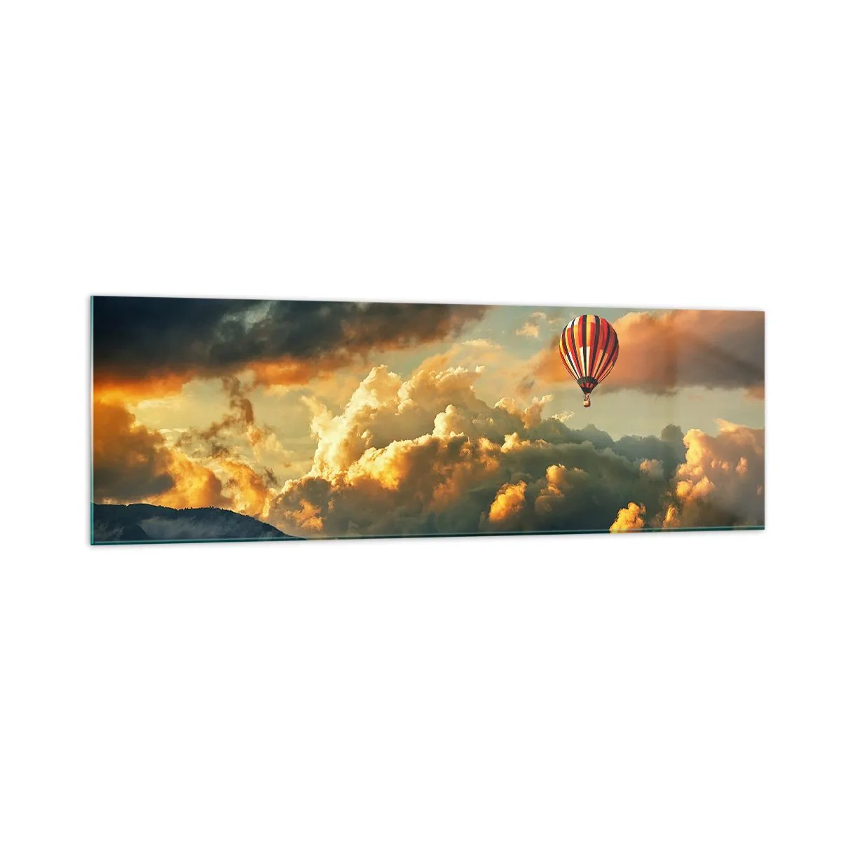 Obraz na skle - Letím, protože chci - 160x50 cm