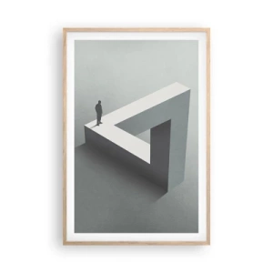 Plakát v rámu světlý dub - A přece je to možné - 61x91 cm