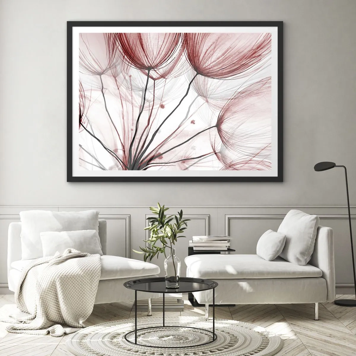 Plakát v černém rámu - Před odletem - 70x50 cm