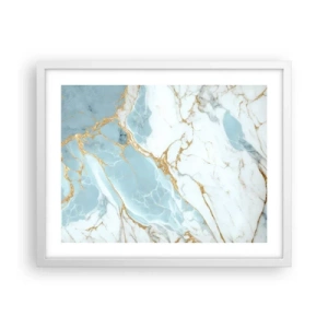 Plakát v bílém rámu - Bohatství kamene - 50x40 cm