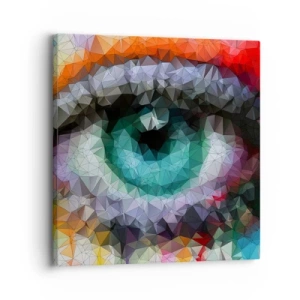 Obraz na plátně - Krystalický lesk očí - 30x30 cm