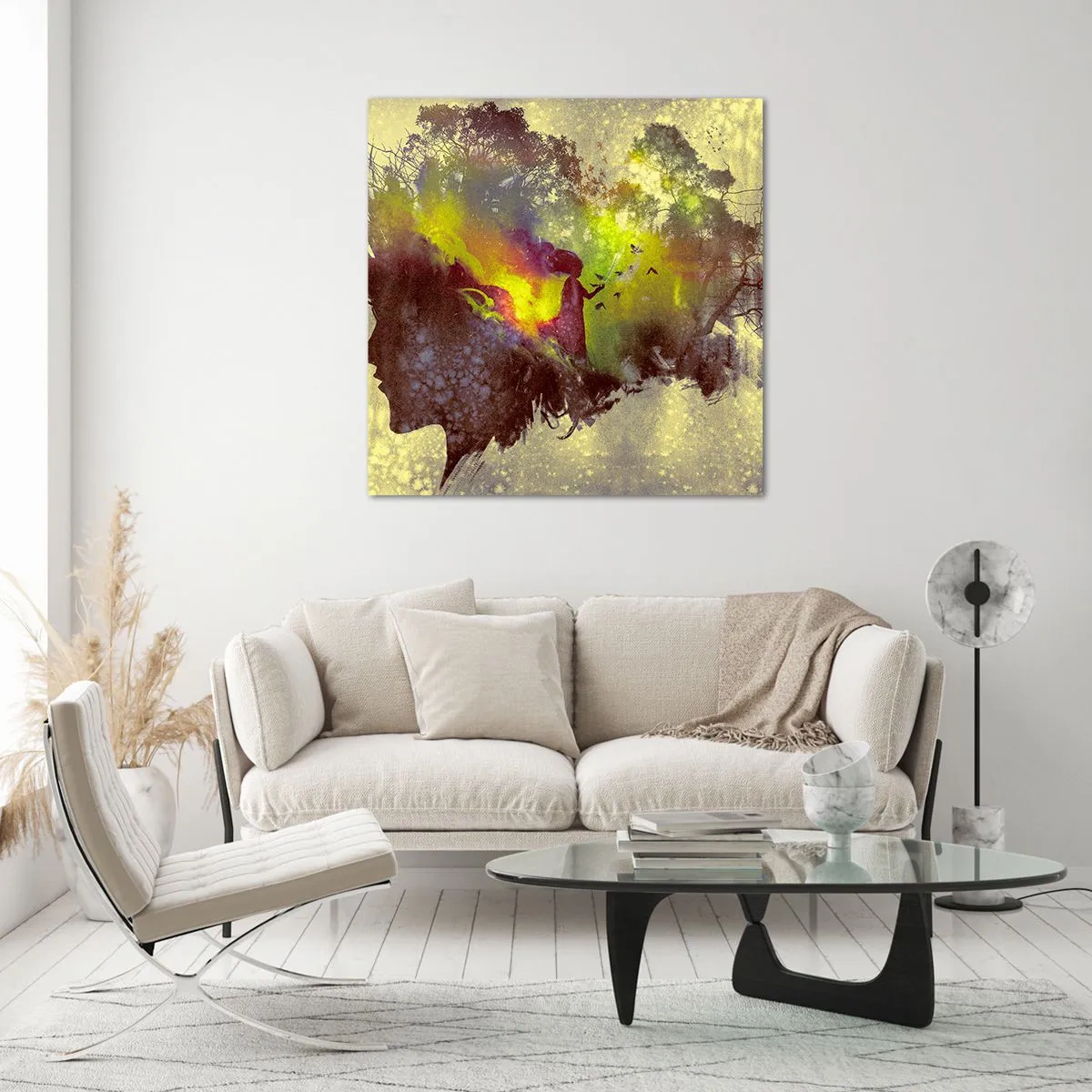 Obraz na skle - Matka příroda - 60x60 cm