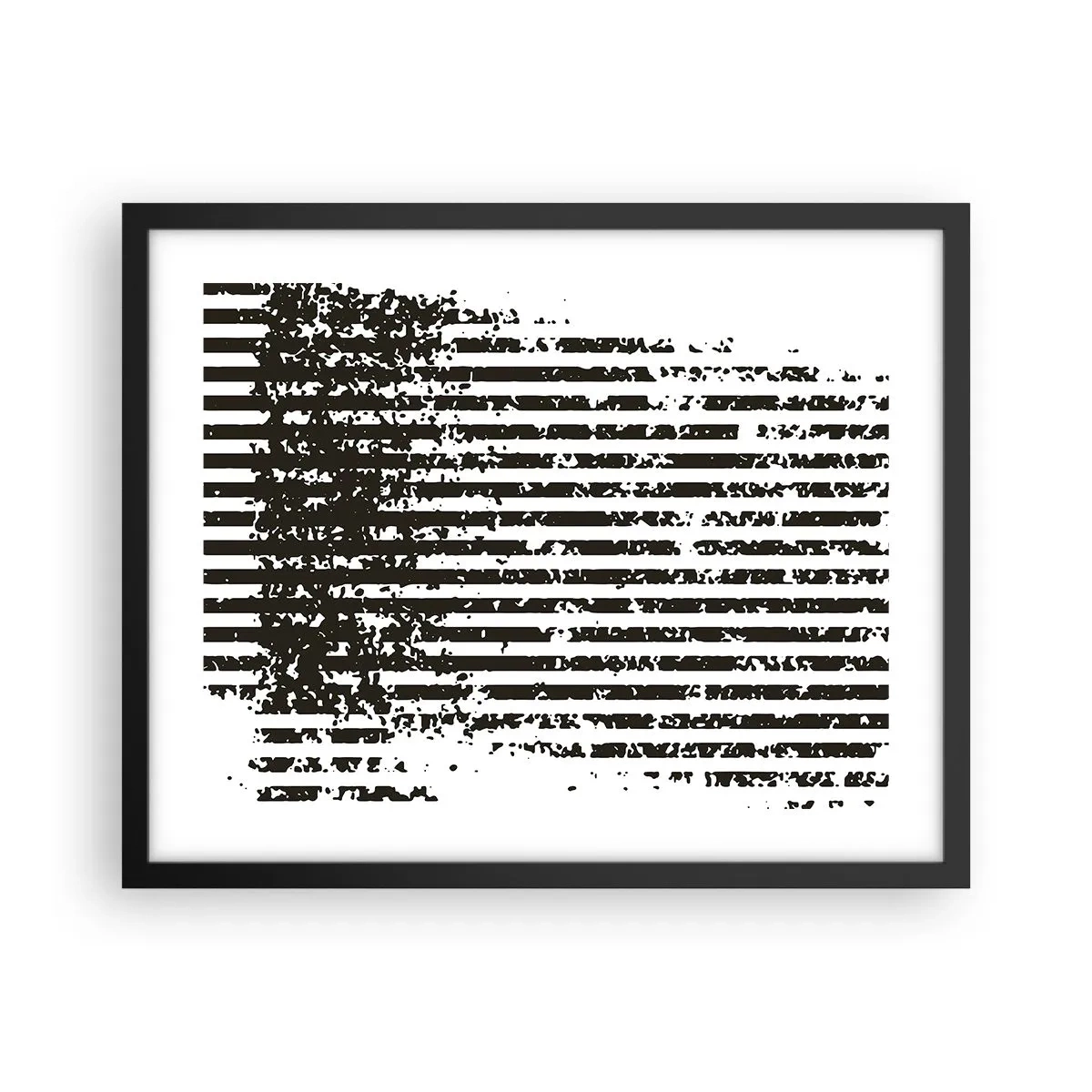 Plakát v černém rámu - Rytmus a šum - 50x40 cm