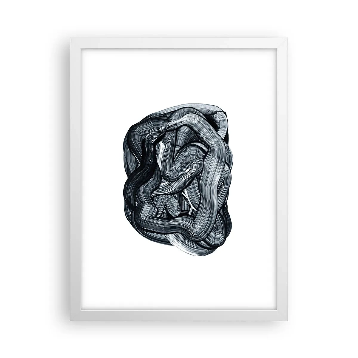 Plakát v bílém rámu - Není to tak jednoduché - 30x40 cm