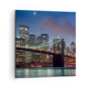 Obraz na plátně - Rozjařená noc - 50x50 cm