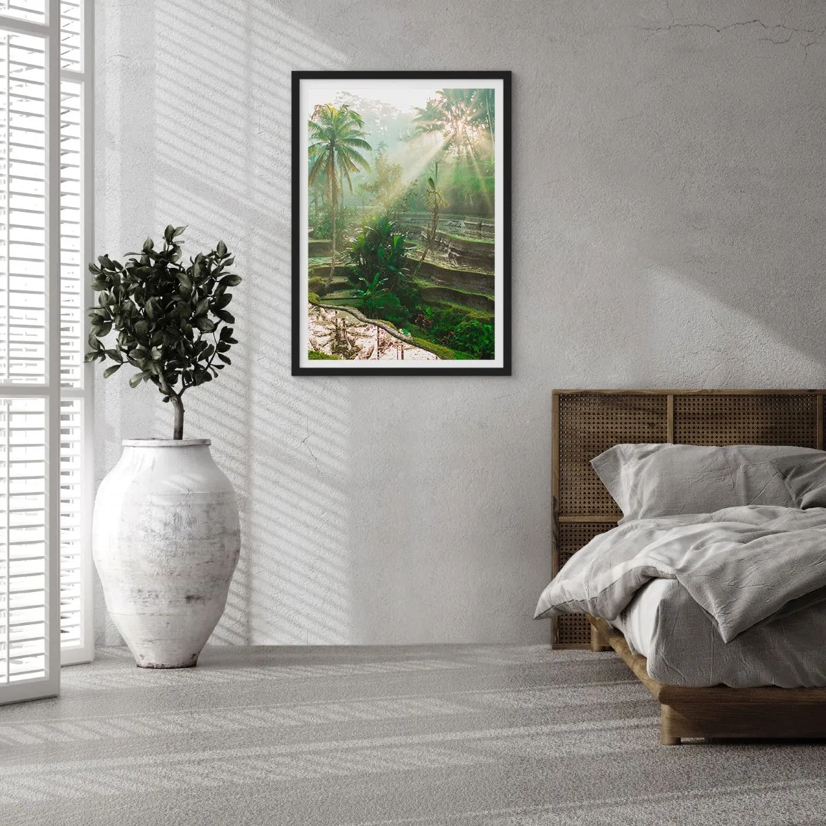 Plakát v černém rámu - Vyrůstát na slunci - 61x91 cm