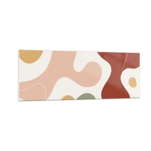 Obraz na skle - Klikyháky - 140x50 cm