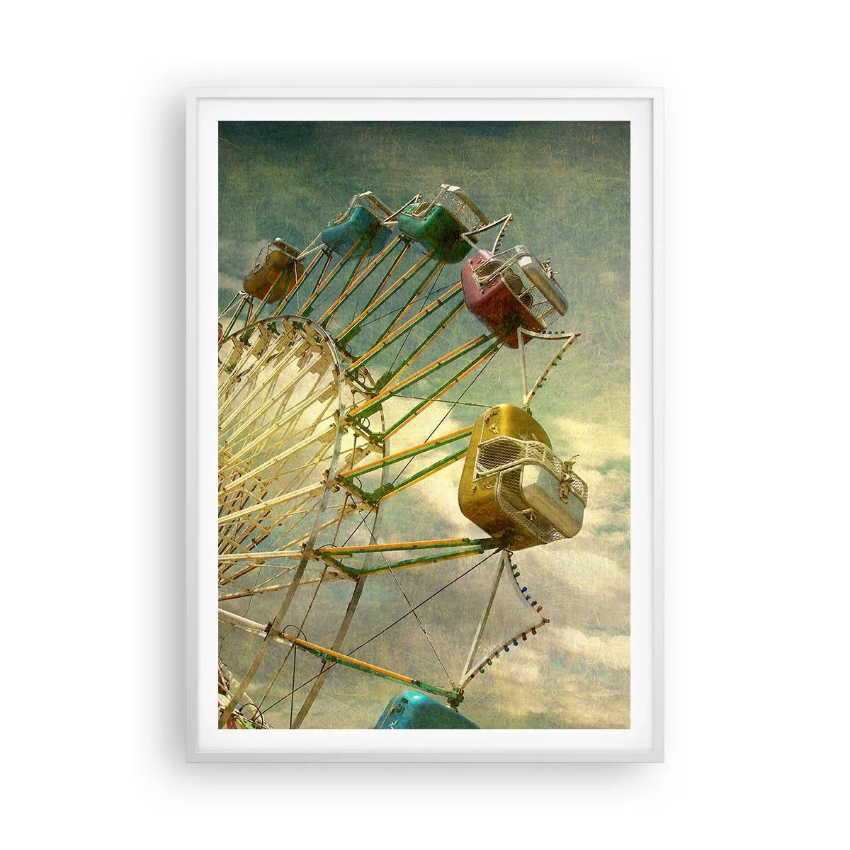 Plakát v bílém rámu - Bude, bude zábava… - 70x100 cm