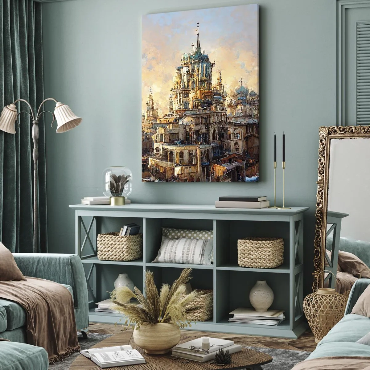 Obraz na plátně - Město měst - 55x100 cm