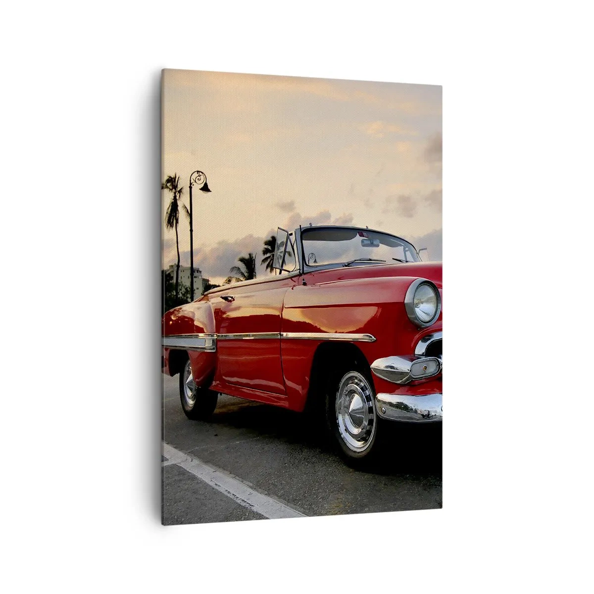 Obraz na plátně - Červený žár tropů - 70x100 cm