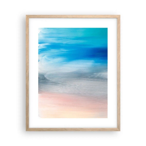 Plakát v rámu světlý dub - Živly: vzduch - 40x50 cm