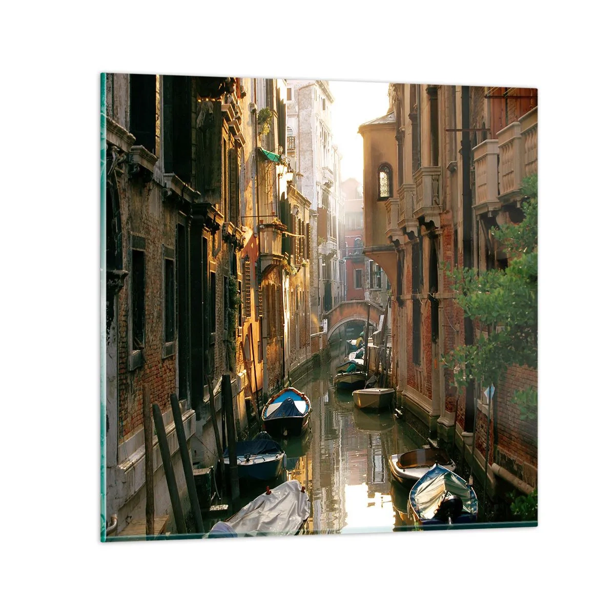 Obraz na skle - V benátském zákoutí - 40x40 cm