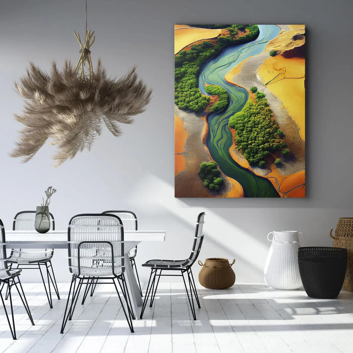 Obraz na plátně - Životodárná řeka - 45x80 cm