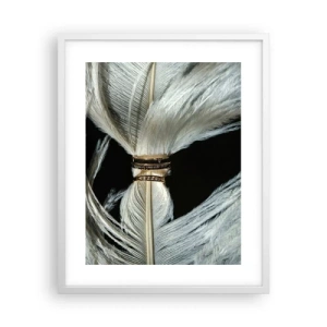 Plakát v bílém rámu - …a neopustím tě…. - 40x50 cm