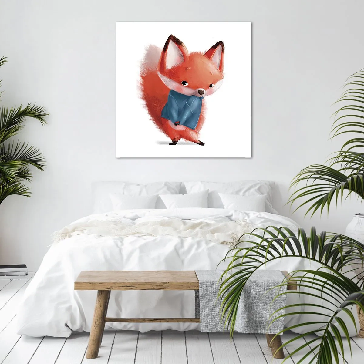 Obraz na plátně - Sluší mi to? - 60x60 cm