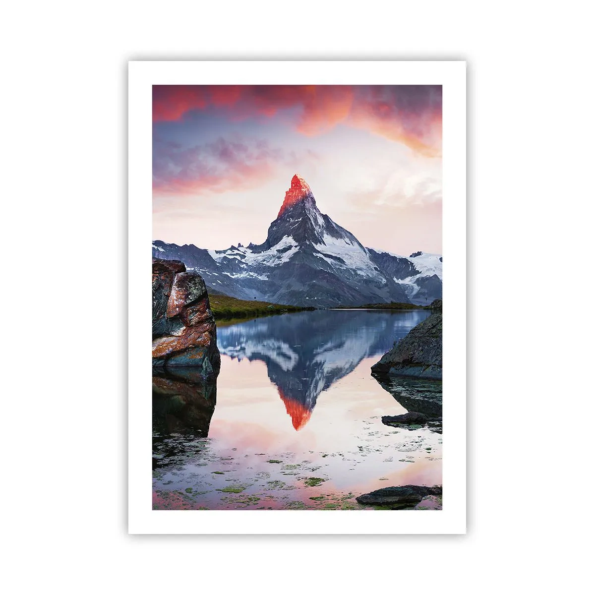 Plakát - Srdce hor je vřelé - 50x70 cm