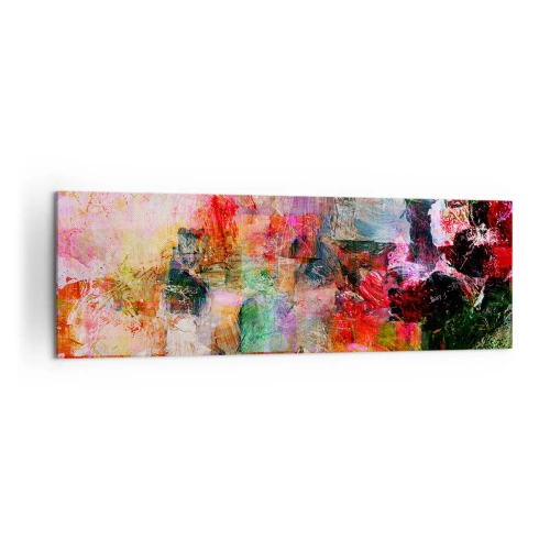 Obraz na plátně - Cesta růžovou - 160x50 cm
