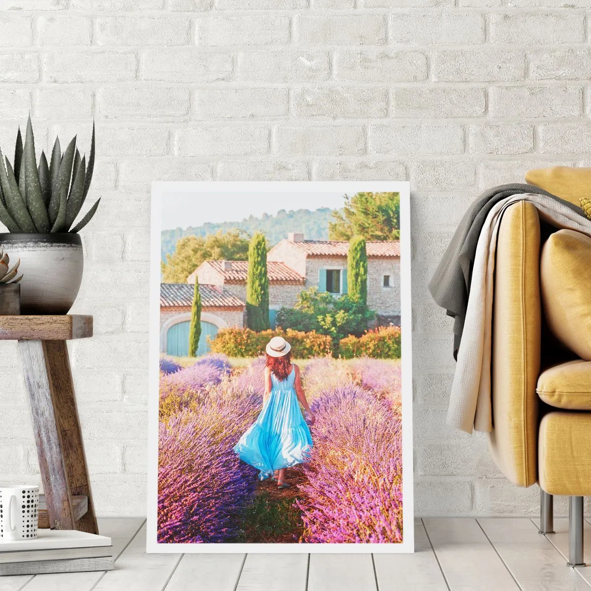 Plakát - Levandulová dívka - 70x100 cm