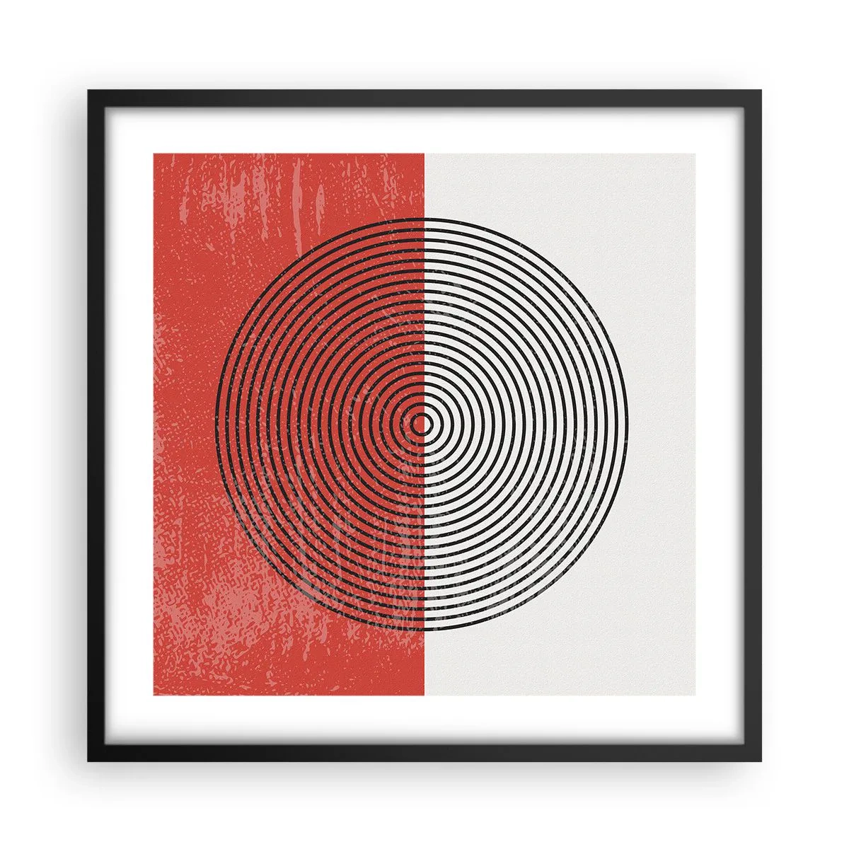 Plakát v černém rámu - Přesný zásah - 50x50 cm