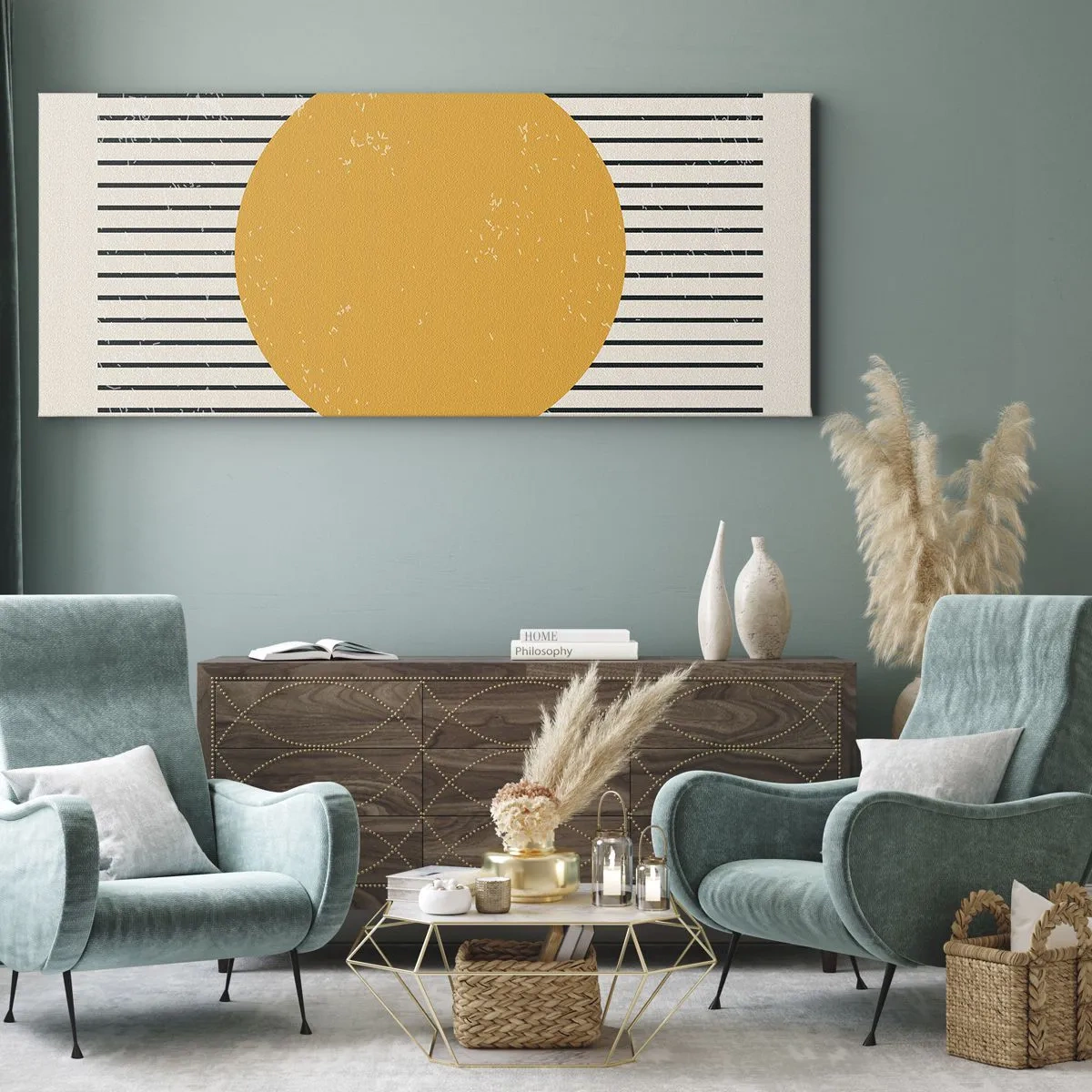 Obraz na plátně - Síla jednoduchosti - 100x40 cm