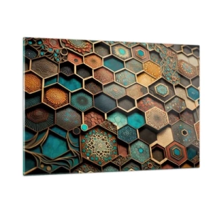Obraz na skle - Arabské ornamenty – variace - 120x80 cm
