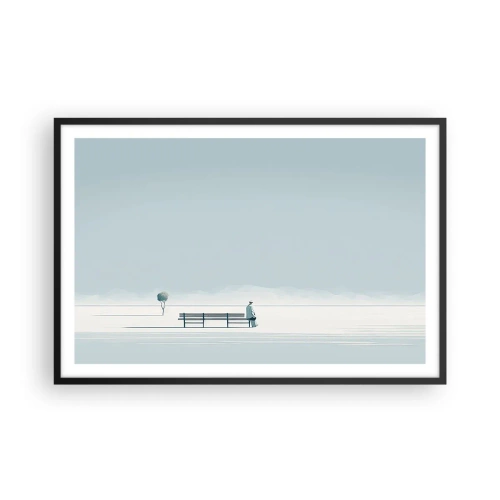 Plakát v černém rámu - Ano, čekám. - 91x61 cm