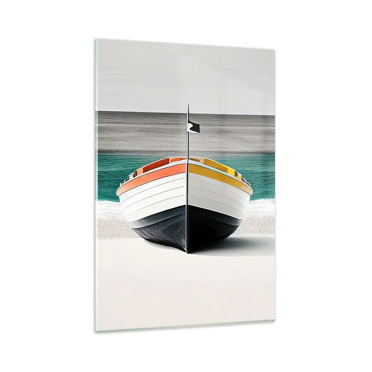 Obraz na skle - Na správném místě - 80x120 cm