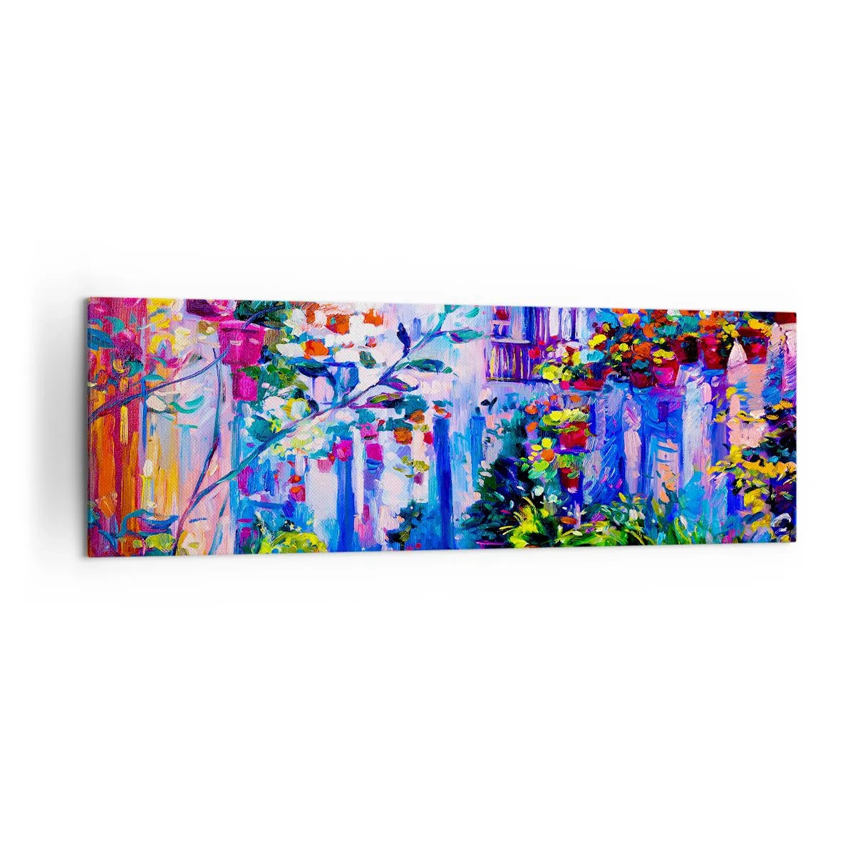 Obraz na plátně - Imprese - italská ulička - 160x50 cm