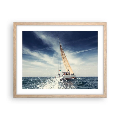 Plakát v rámu světlý dub - Nás nedohoní! - 50x40 cm