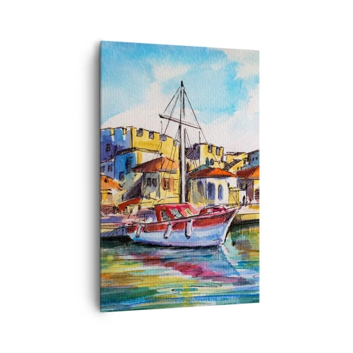 Obraz na plátně - Duhové odpoledne - 80x120 cm