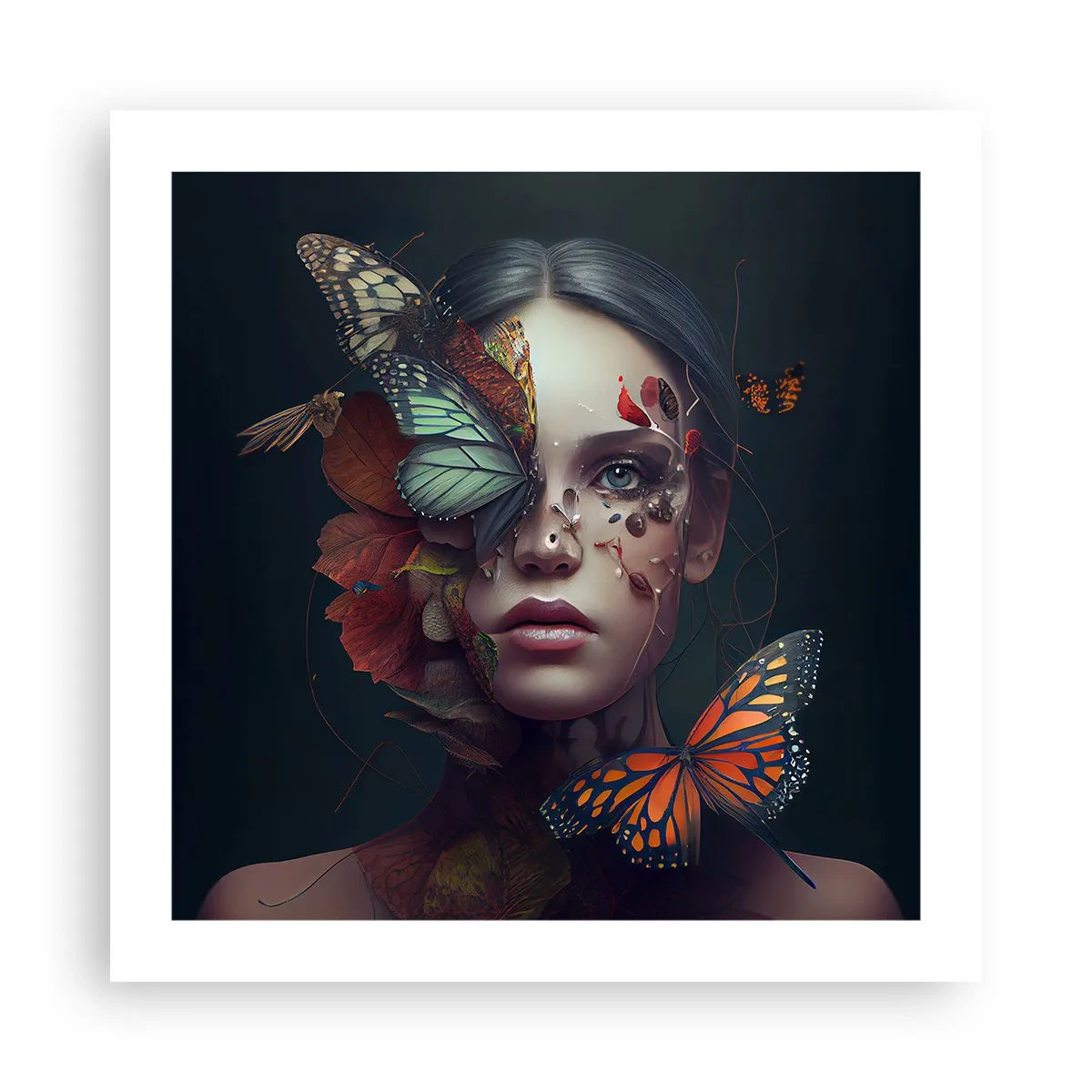 Plakát - Nádherná metamorfóza - 50x50 cm