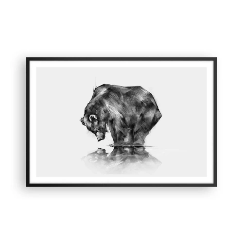 Plakát v černém rámu - Je příjemné se sekat s někým blízkým - 91x61 cm