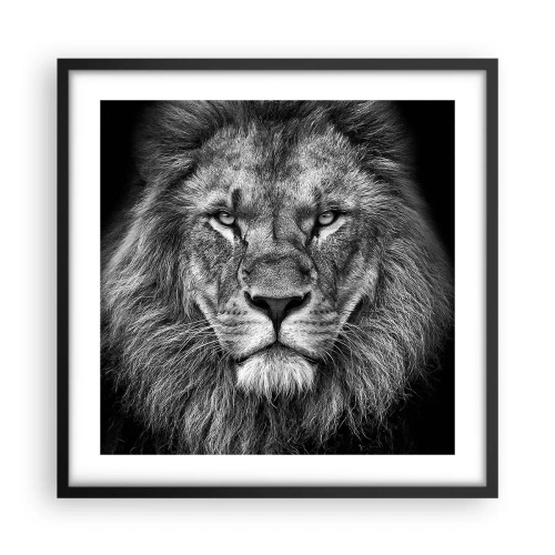 Plakát v černém rámu - V korunovačním oděvu - 50x50 cm