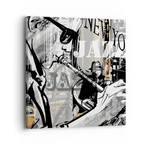 Obraz na plátně - V rytmu New Yorku - 40x40 cm